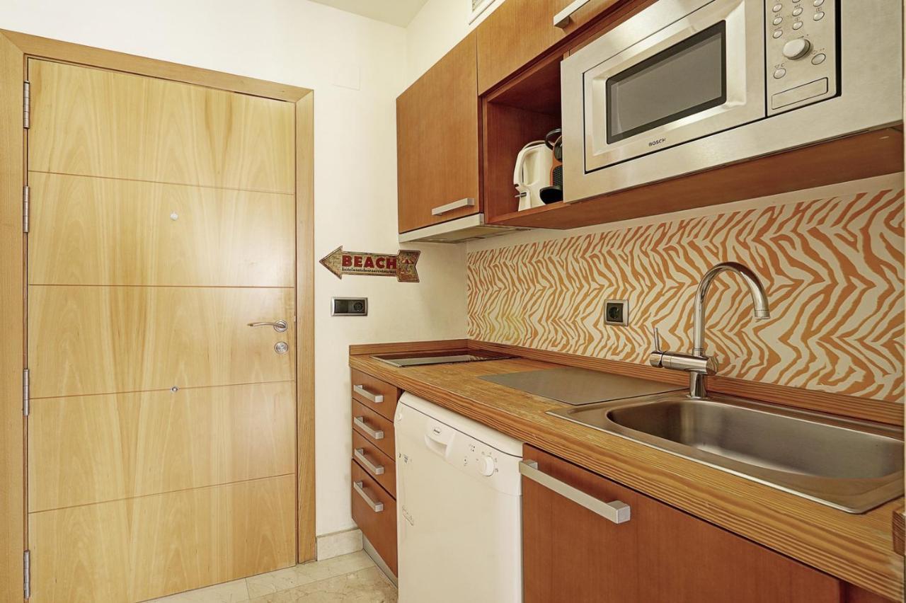 Apartamento en 1ª línea de playa, Estepona Centro Exterior foto